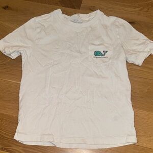 Vineyard Vines Classic White Tee with Whale Logo